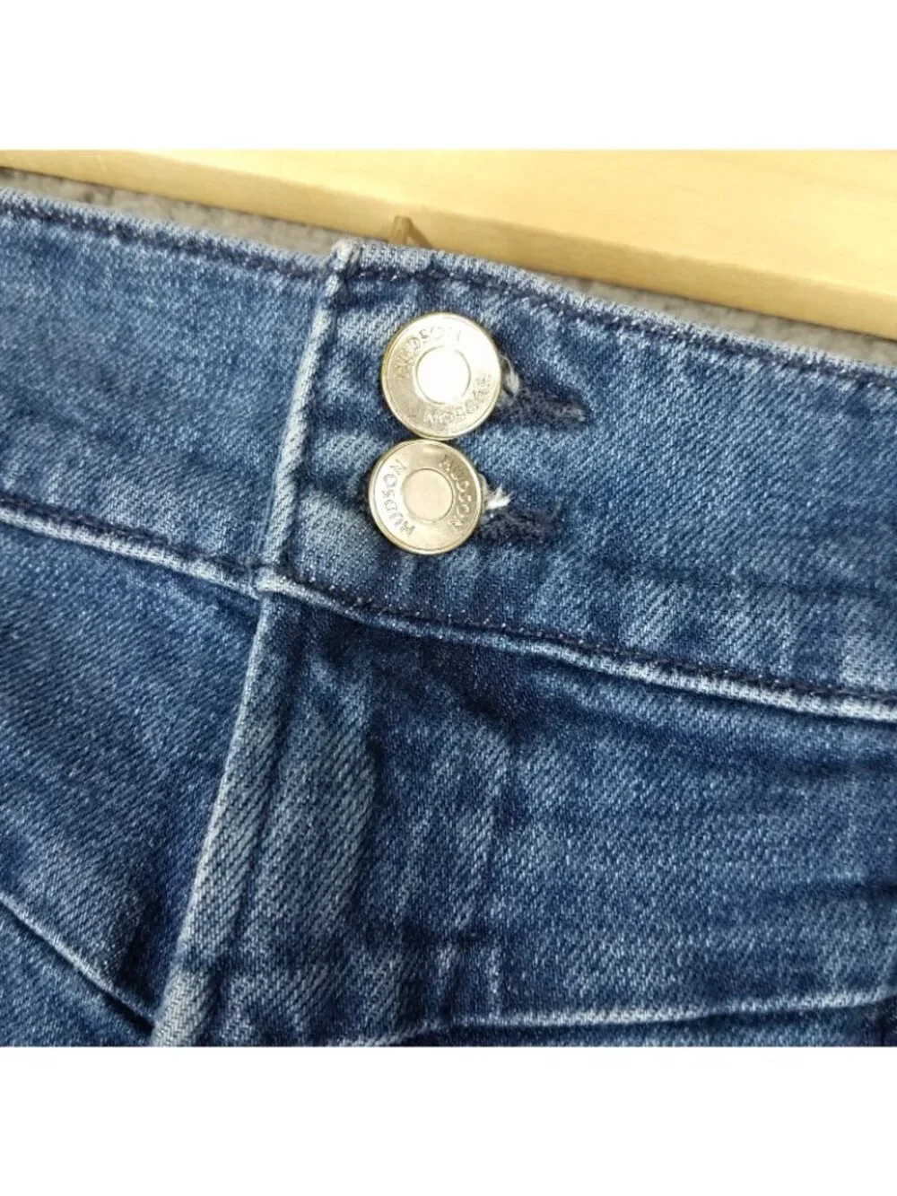 Hudson Jean Shorts Women's 30 Denim Bermuda Organic Stretch 7.5